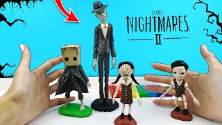 Худой Человек и Зрители из игры Маленькие Кошмары - Little Nightmares 2. Лепим фигурки из пластилина