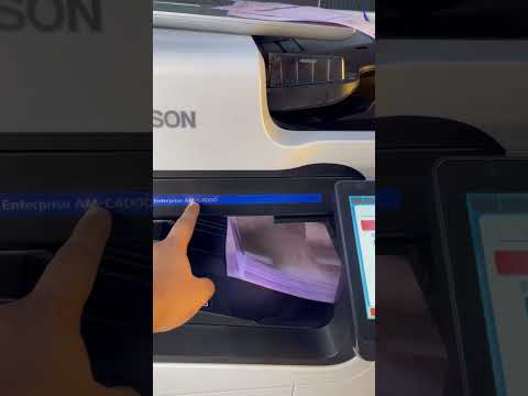 طباعة ورق الكاربون على طابعة ابسون  4000 6000