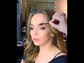 Jodie Comer getting her makeup done