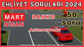 EHLİYET SINAV SORULARI 2024 MART, NİSAN 2024 EHLİYET SINAV SORULARI