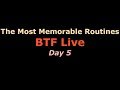 Lovely dancers the most memorable routines  btf live day 5