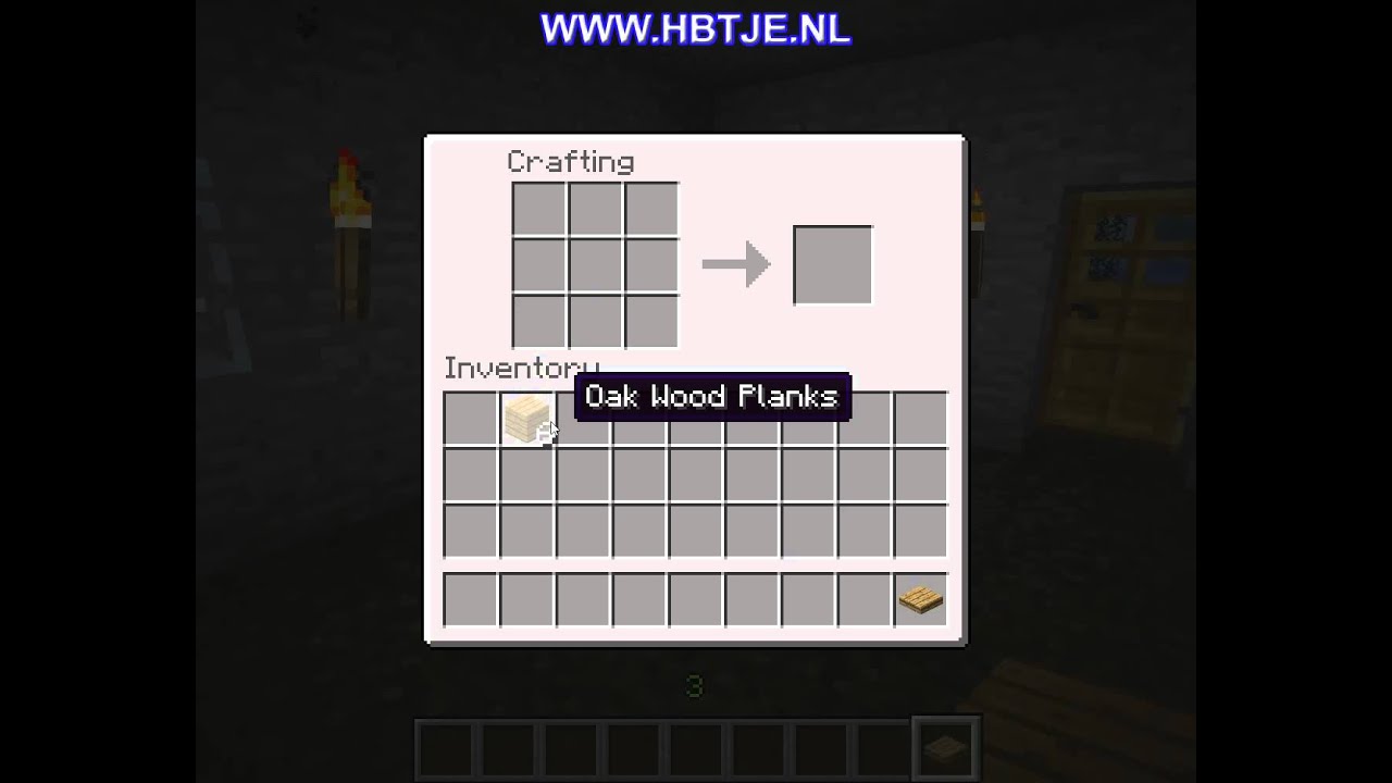 How to create a wooden pressure plate in minecraft YouTube