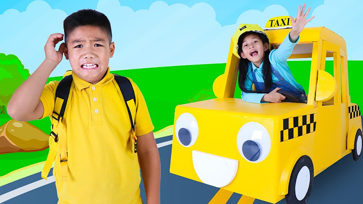 Andrea the Taxi Driver Saves Eric from Being Late to School Again!