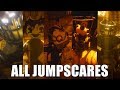 ALL JUMPSCARES - Bendy and the Ink Machine (CHAPTERS 1-5)