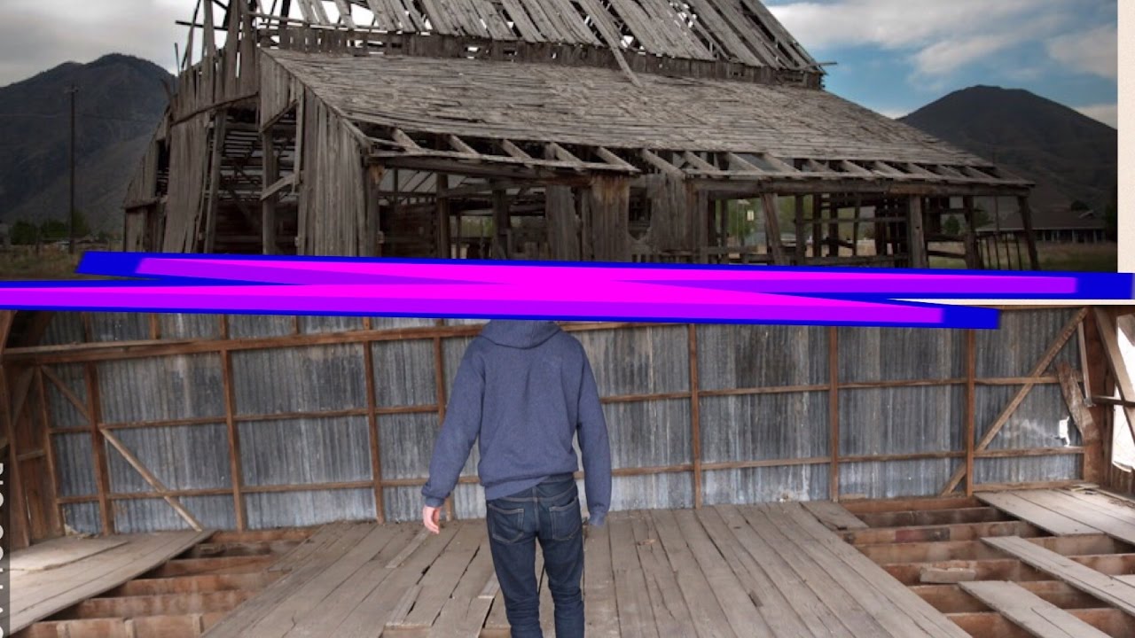 EXPLORING CREEPY ABANDONED BARN - YouTube