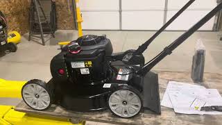 Murray 20 Inch Side Discharge Push Mower Unboxing