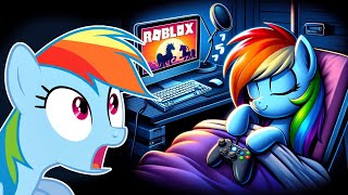 REAGINDO às IMAGENS da RAINBOW DASH DORMINDO #LuliRarity