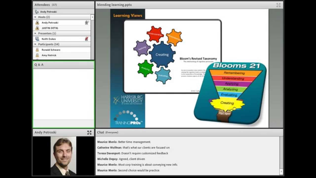 Creating Online Blended Learning Webinar - YouTube