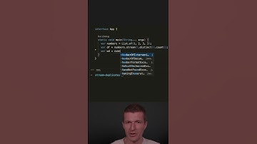 Detecting Duplicates in a Stream #java #shorts
