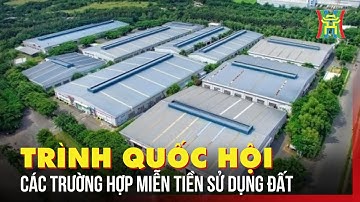 Trình Quốc hội các trường hợp miễn tiền sử dụng đất | Tin tức
