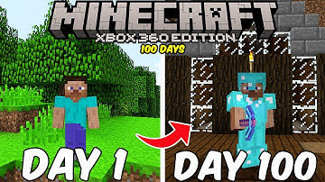 100 Days in Minecraft Xbox 360 Edition