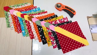 Simple Quilt Using 6 inch Squares or Triangle - The Fastest Quilt I’ve Made This Years