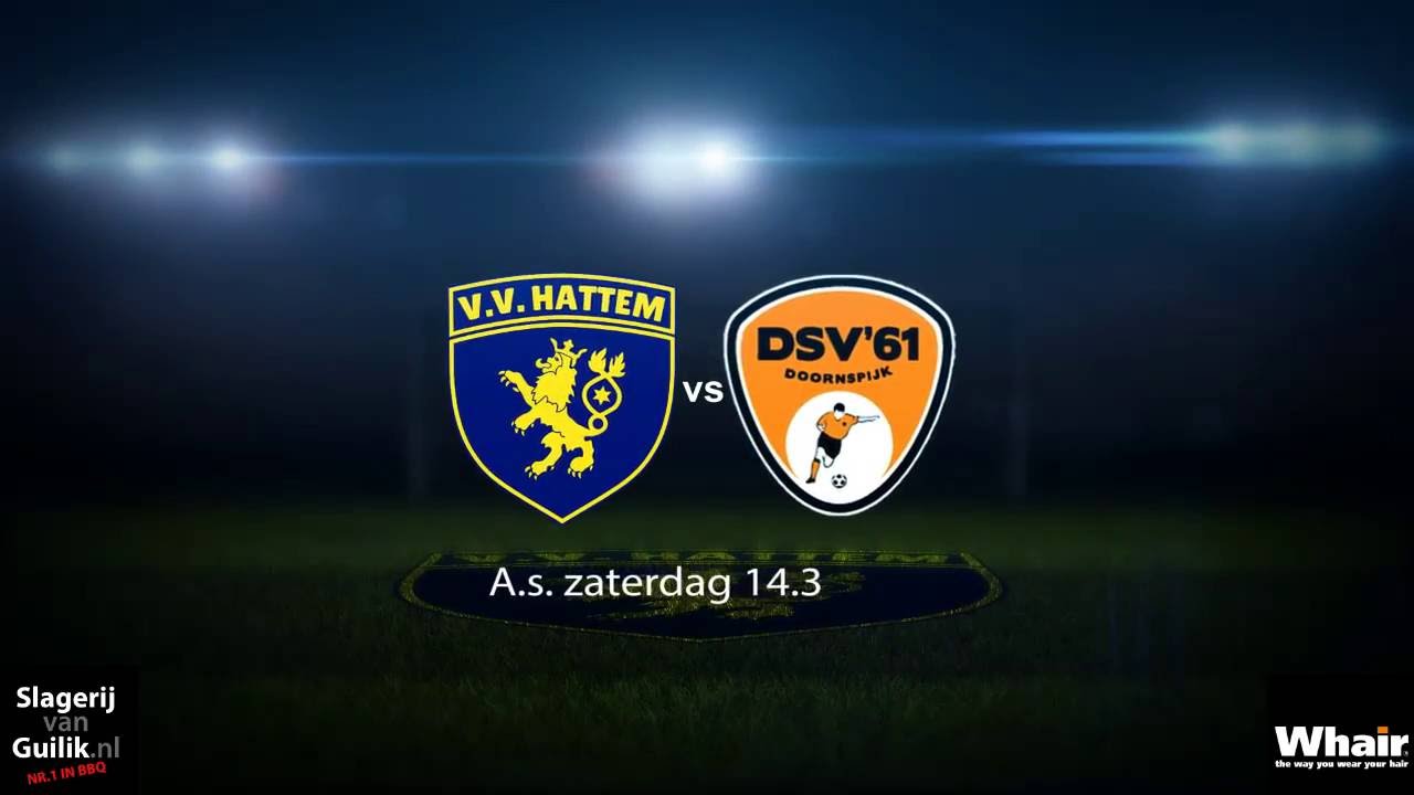 VV Hattem - DSV ' 61 as zaterdag 8 Okt. - YouTube