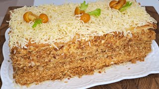 :   -     / NAPOLEON APPETIZER FOR THE NEW YEAR'S TABLE