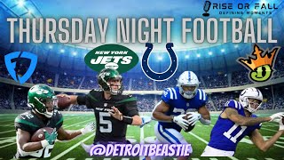 THURSDAY NIGHT FOOTBALL DFS PICKS TODAY | JETS VS COLTS TNF DFS LINEUP PICKS TODAY NYJ vs IND