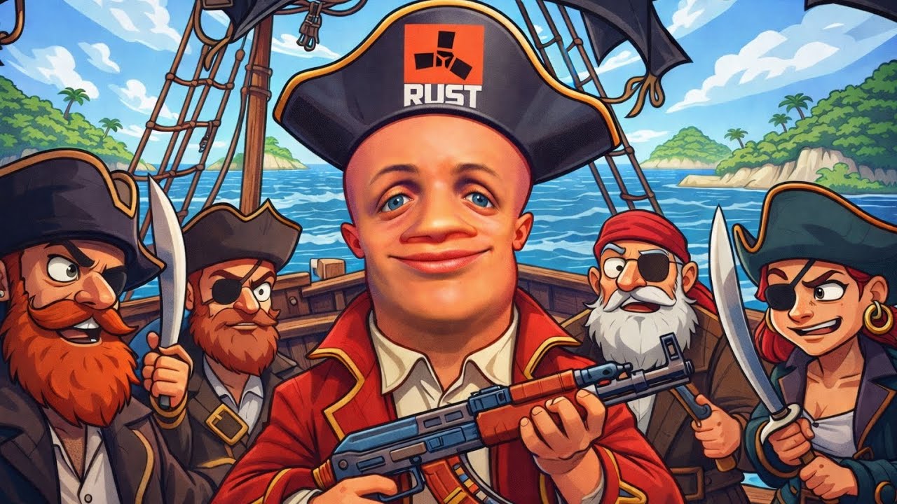 i played rust as a professional Pirate!! - YouTube