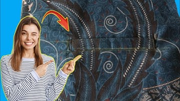 Cara Menjahit Saku Bobok Baju Batik Pria