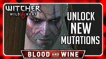 Witcher 3 🌟 BLOOD AND WINE ► Unlock New Mutations + A Sad Story of a Father & Son