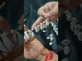 Tutorial of original shell /kodi/cowrie anklets❤️ #tutorial #diy #anklets #cowrieshell #shelljewelry