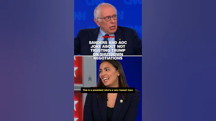 AOC and Sanders joke about not trusting Trump on shutdown negotiations