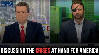 Dan Crenshaw Discusses Biden's Border Wall and New House Speaker on Fox Business
