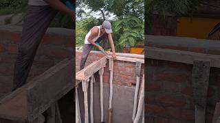 Stairs&#39; shuttering reinforcement construction techniques #shortvideo