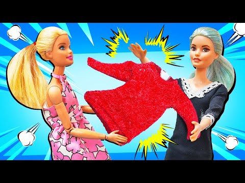 Видео: Почему куклы Барби поссорились? Видео для девочек Влог Барби