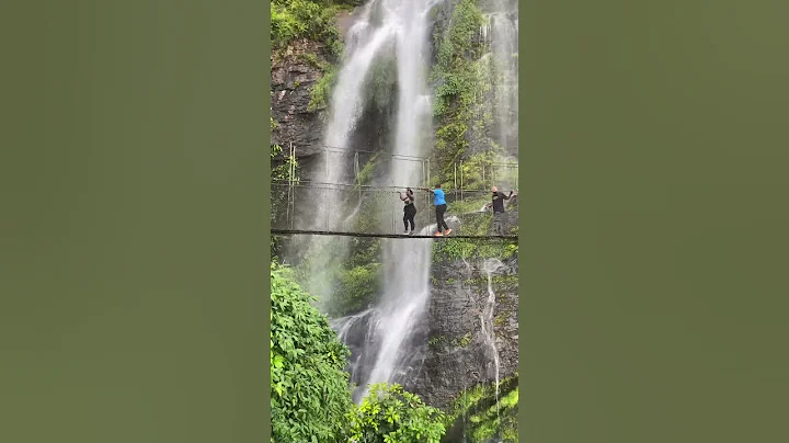 Ote Waterfalls and Canopy Walk💦 #ghana #ghanatour #naturelovers