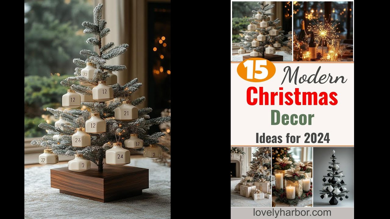 15 Modern Christmas Decor Ideas for 2024 - YouTube