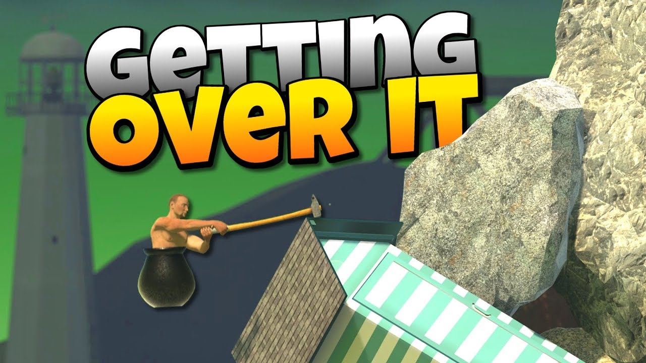 The movie which clears the super difficulty game 'Getting Over It With  Bennett Foddy' that the urn man climbs at the explosion speed of 49 seconds  is amazing - GIGAZINE