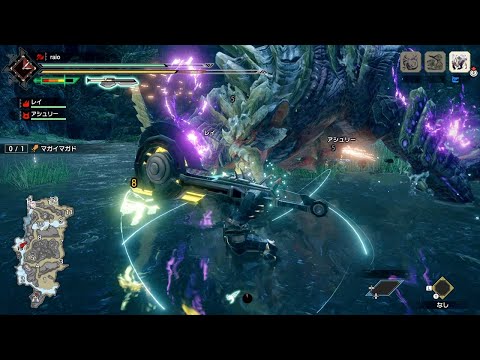 [MHRise体験版2]マガイマガド スラアク ソロ 7'52   Magnamalo Switch Axe [モンスターハンターライズ]