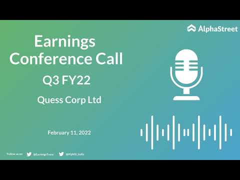 Quess Corp Ltd Q3 FY22 Earnings Concall