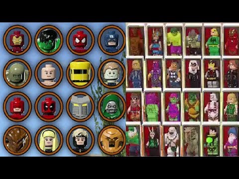 LEGO Marvel Super Heroes vs LEGO Marvel's Avengers Characters (Side by Side Comparison) Part 1.. 