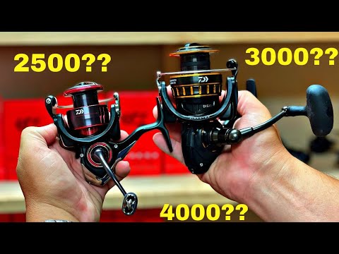 The Truth About Spinning Reel Sizes!! (2500 vs 3000 vs 4000) 