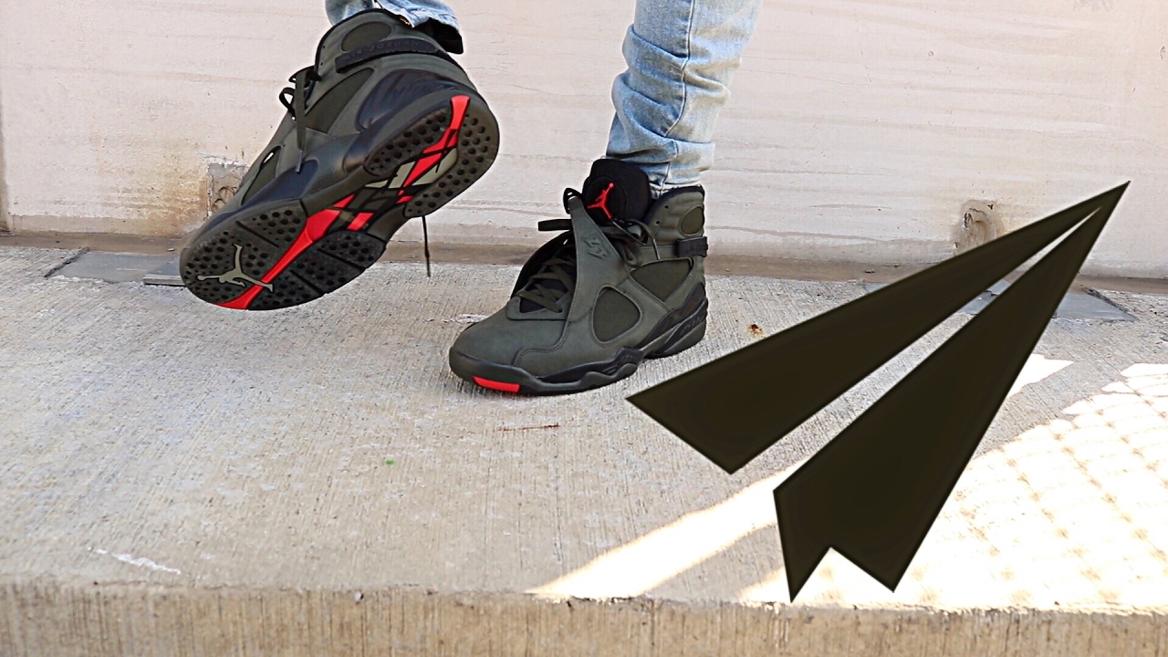 jordan 8 take flight on feet