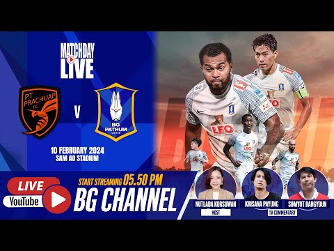 LIVE : PT PRACHUAP FC vs BG PATHUM UNITED | THAI LEAGUE 1 2023/24 (MD16)