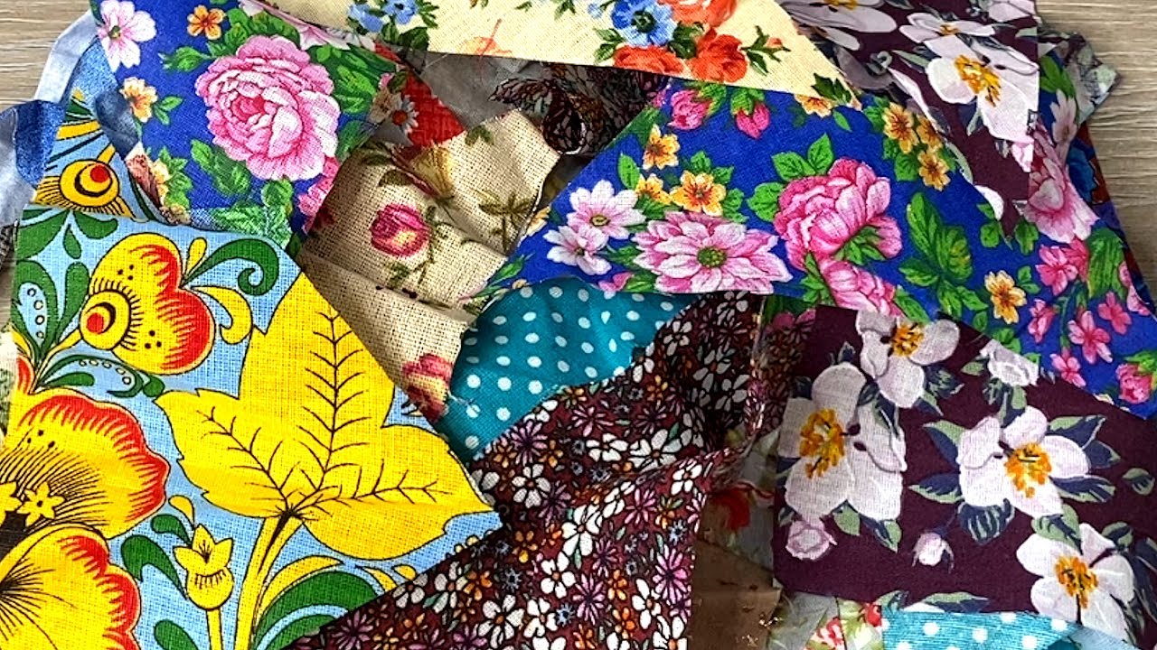 Почему никто не сказал мне, что так просто шить из маленьких кусочков ткани DIY мастер класс