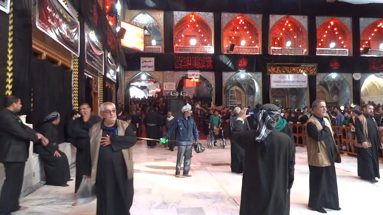 موكب خدام الزهراء/الرادود الحسيني سرحان الحمداني/اربعينية الامام الحسين 1436