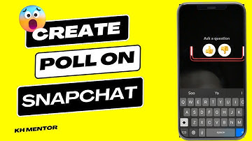 How to Create Poll on Snapchat in Android/iPhone || How to Post a Poll on Snapchat Story