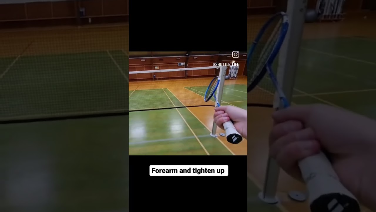 Tighten your forehand lift – more control in badminton rallies