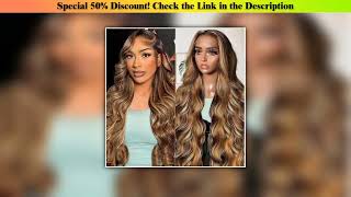 Top 220% Density Lace Front Wigs Human Hair Body Wave P4\/27 Highlight 13x4 13x6 HD Lace Frontal Col