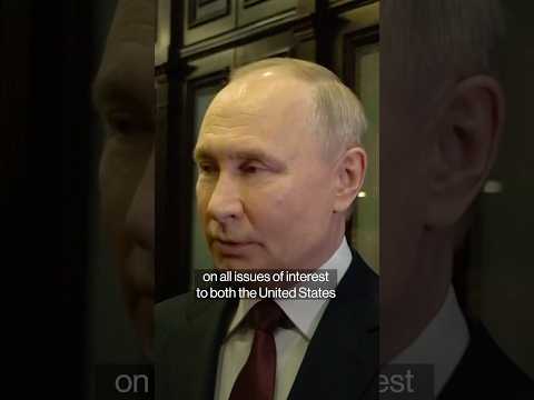 Russia's Putin says he's ready to meet #Trump and have a calm conversation #politics #shorts