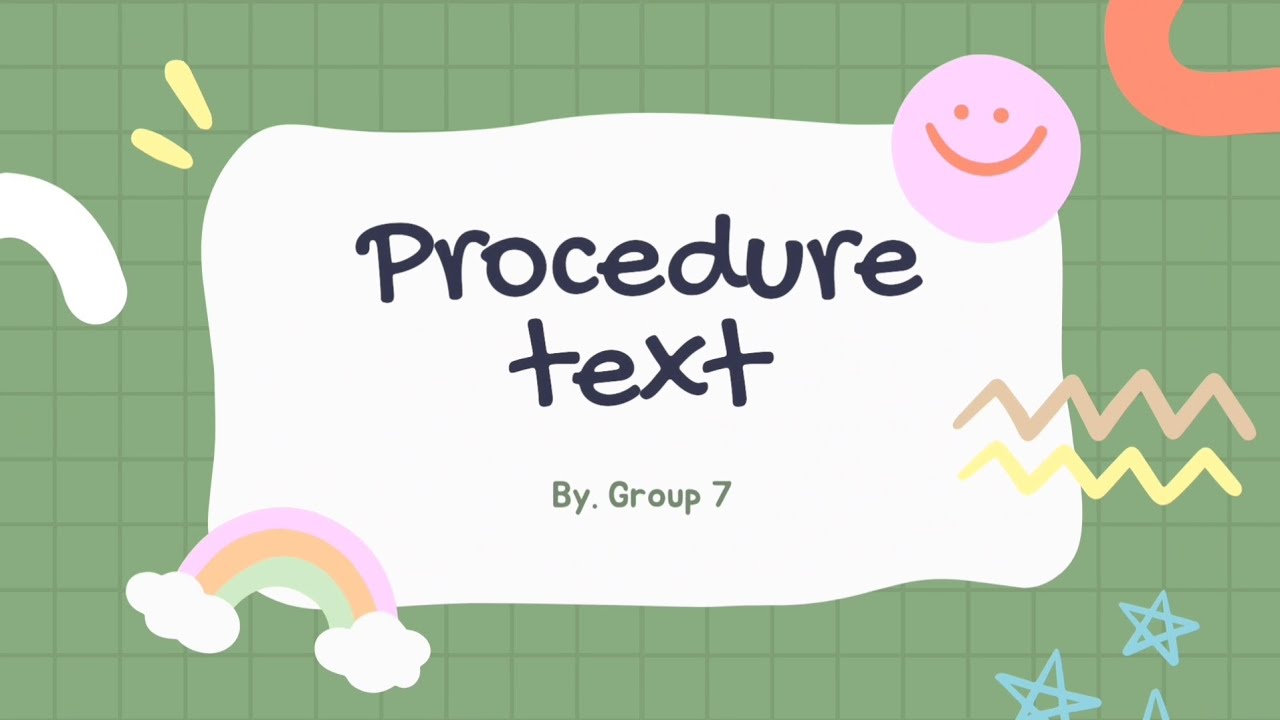 Procedure text (watermelon juice) YouTube
