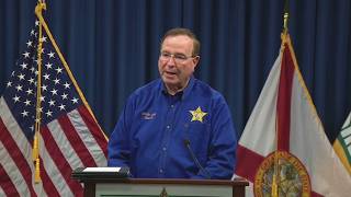 Sheriff Grady Judd updates after suspect killed K-9 shot