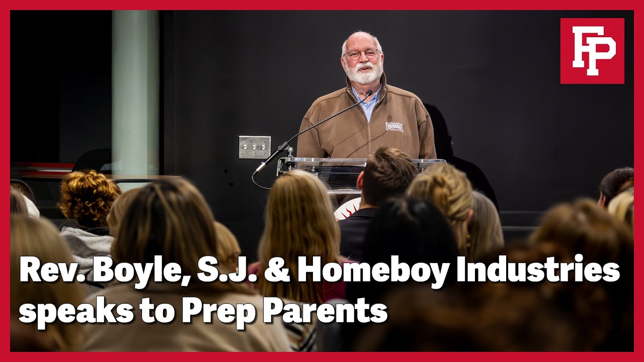 Homeboy Industries Founder Rev. Greg Boyle, S.J., speaks to Prep ...