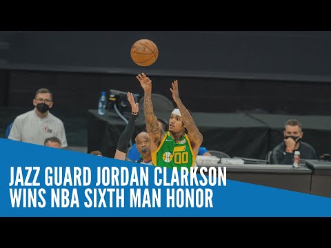 Jazz guard Jordan Clarkson wins NBA Sixth Man honor