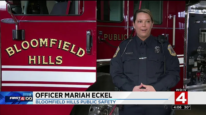 First female officer making history in Bloomfield ...