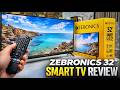 Zebronics 32” HD Smart LED TV Review Best Budget Smart TV Under 10K