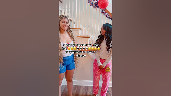 Showing big sister new hair ! #shortsviral
