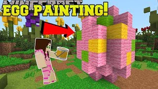 Minecraft: EASTER EGG PAINTING CONTEST!!  EASTER EGGCITEMENT  MiniGame